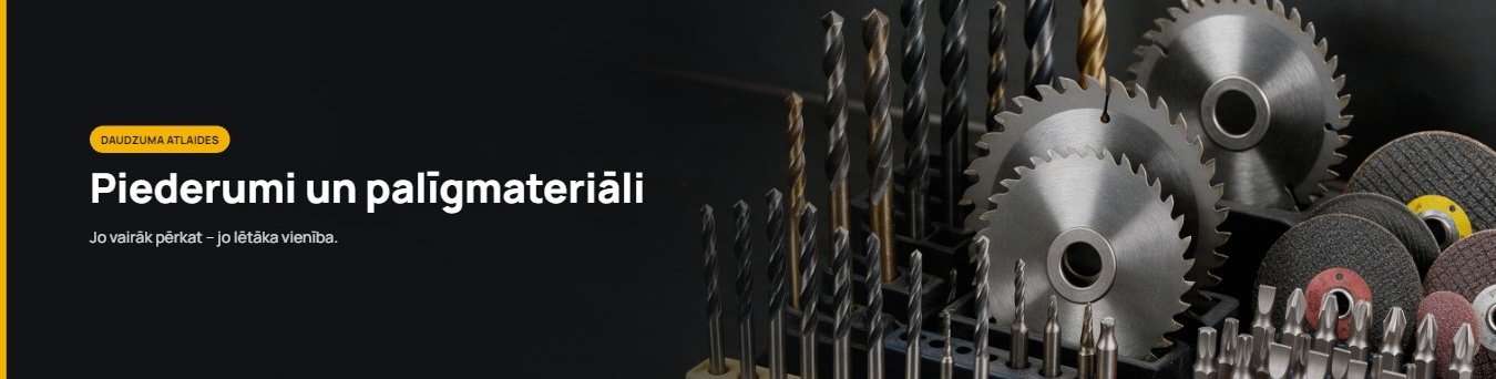 Piederumi un palīgmateriāli